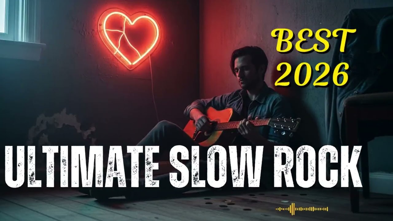 Relaxing Slow Rock Music – Calm Rock Ballads for Stress Relief & Relax