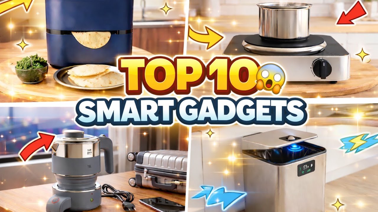 TOP 10 SMART GADGETS #gadgets #tech #viralgadgetshubs