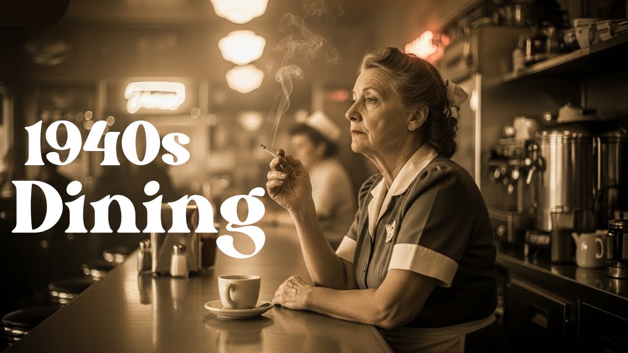 Retro Dining | Calm Warm 1940s Jazz for Study, Work & Coffee