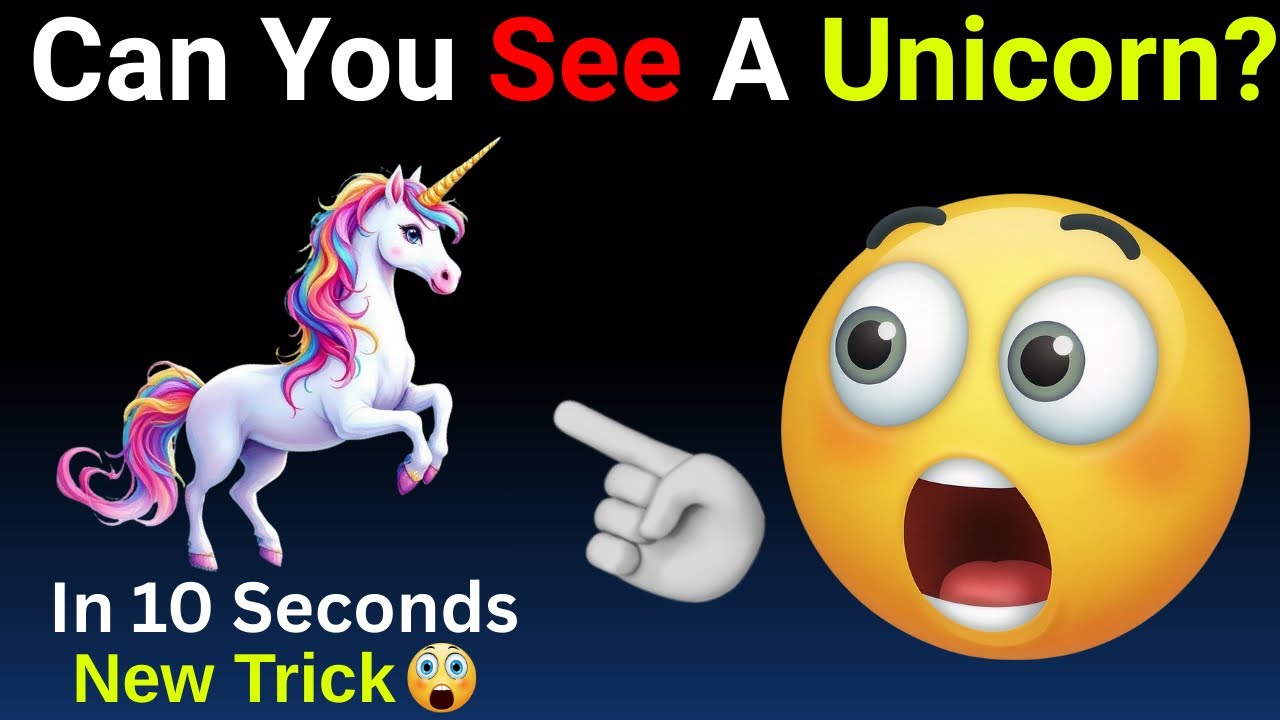 Игривый визуальный сюрприз с единорогом 😱