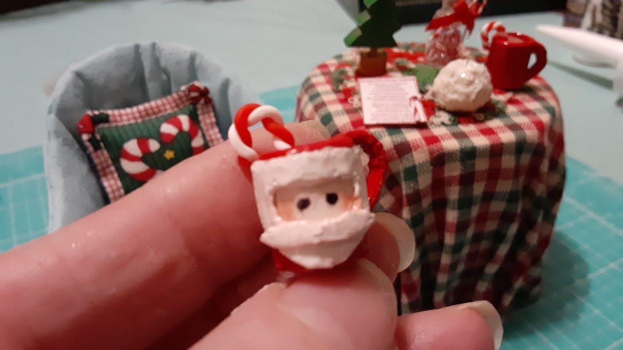 Рождественская кружка с Санта-Клаусом и свеча в виде снежного шара! 12 дней Рождества! Миниатюрна...