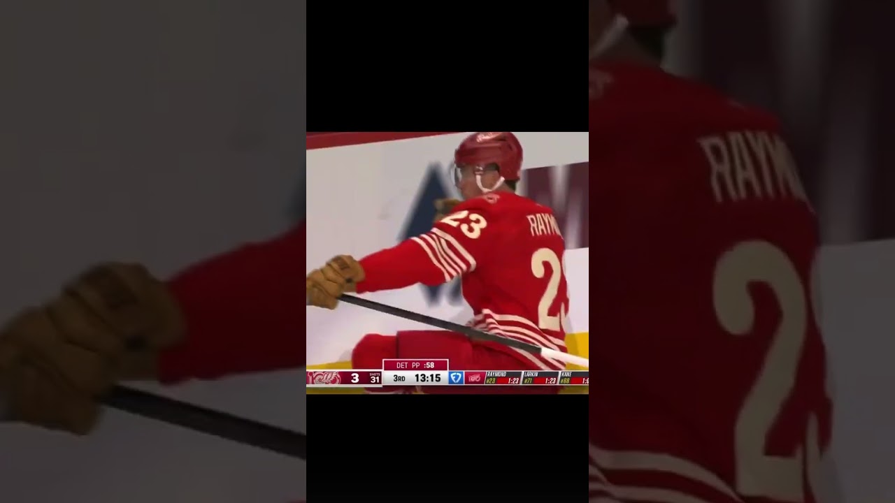 100 goals for Lucas Raymond #LGRW #redwings #NHL #drw #hockey #detroitredwings