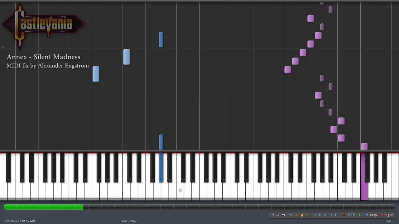 Castlevania 64: Annex - Silent Madness - Piano MIDI