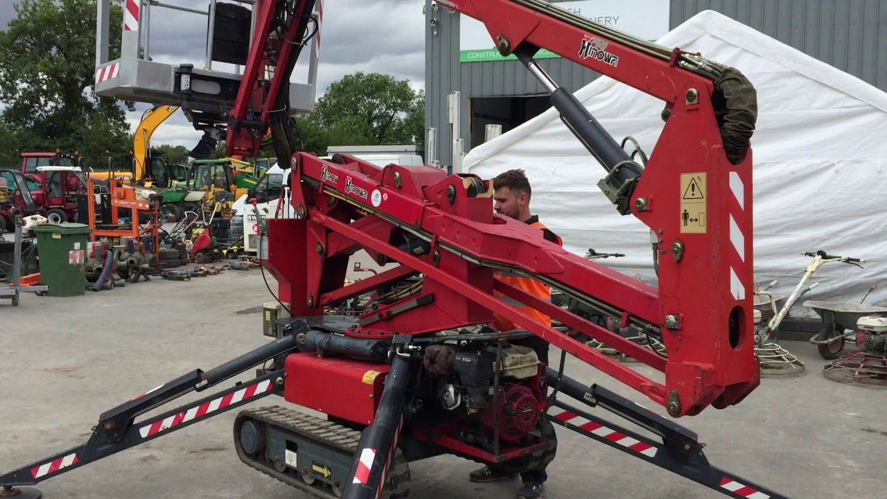 2005 Hinowa Gold Lift Tracked Petrol Articulated Spider Lift