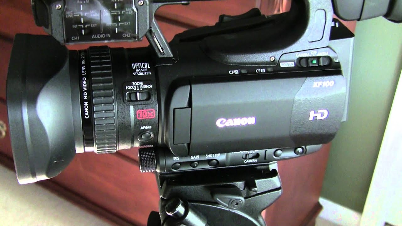 Canon XF100 Unboxing and Review