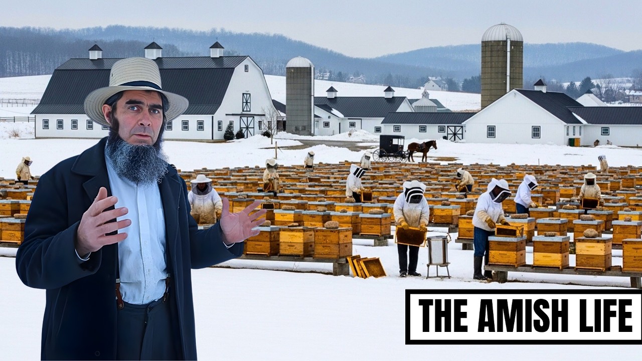 What Happens Inside 50 Amish Bee Hives During Winter at -20°C? | The Amish Life