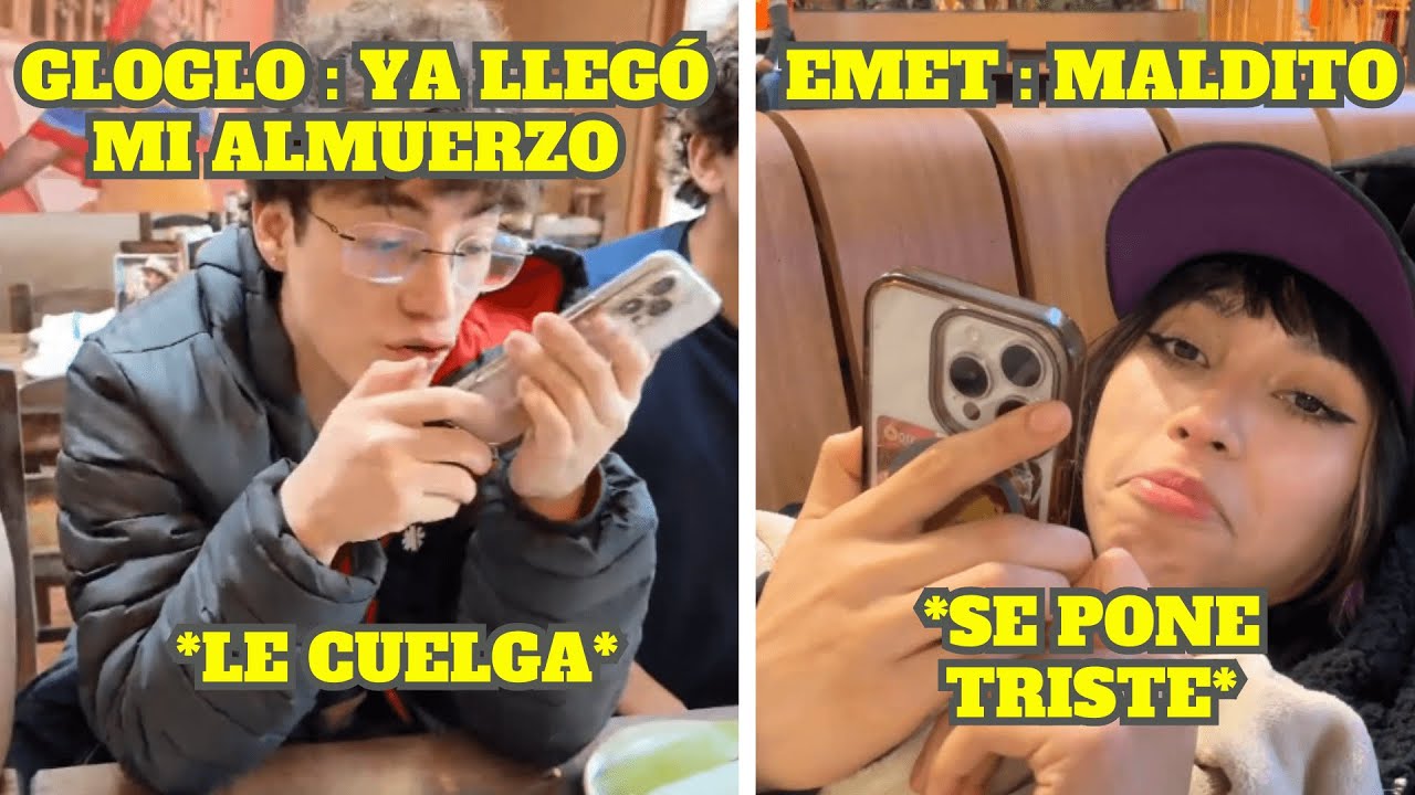 GLOGLO LE CUELGA A EMETSUKI EN MEDIO DE UNA CONVERSACIÓN PARA COMER