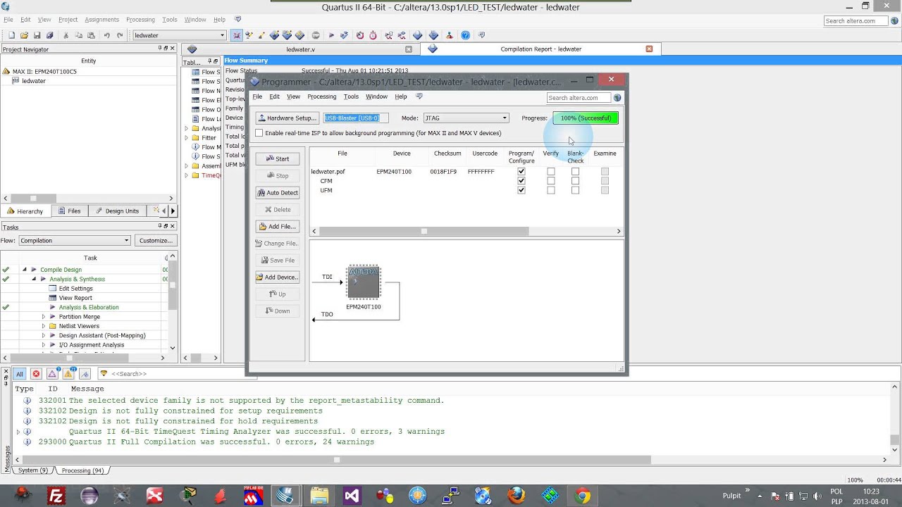 [Uklady programowalne CPLD] #2 Programowanie - oprogramowanie Quartus II Web Edition