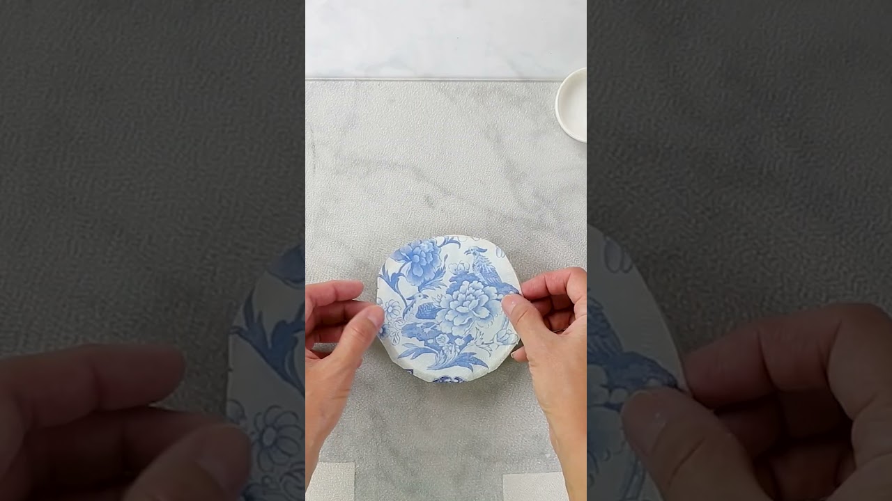 ЛЕГКИЙ поднос для безделушек из самосохнущей глины | Pottery Barn Dupe