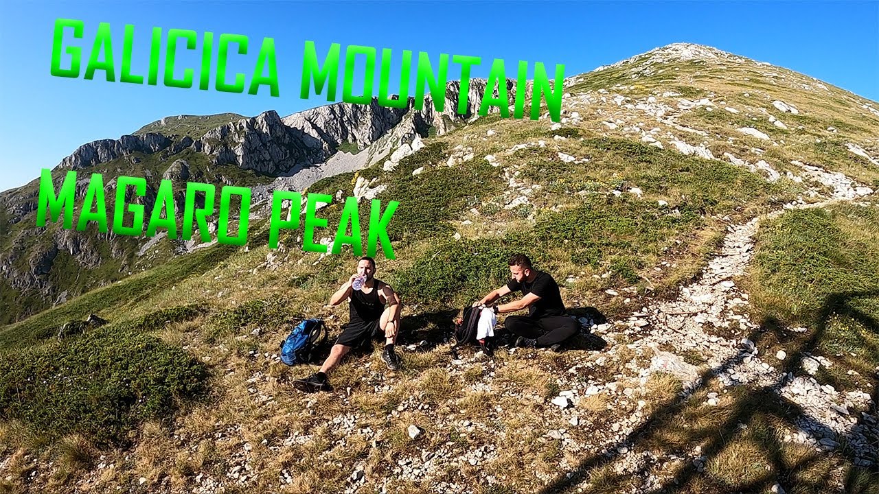 Mountain Galicica peak.Magaro