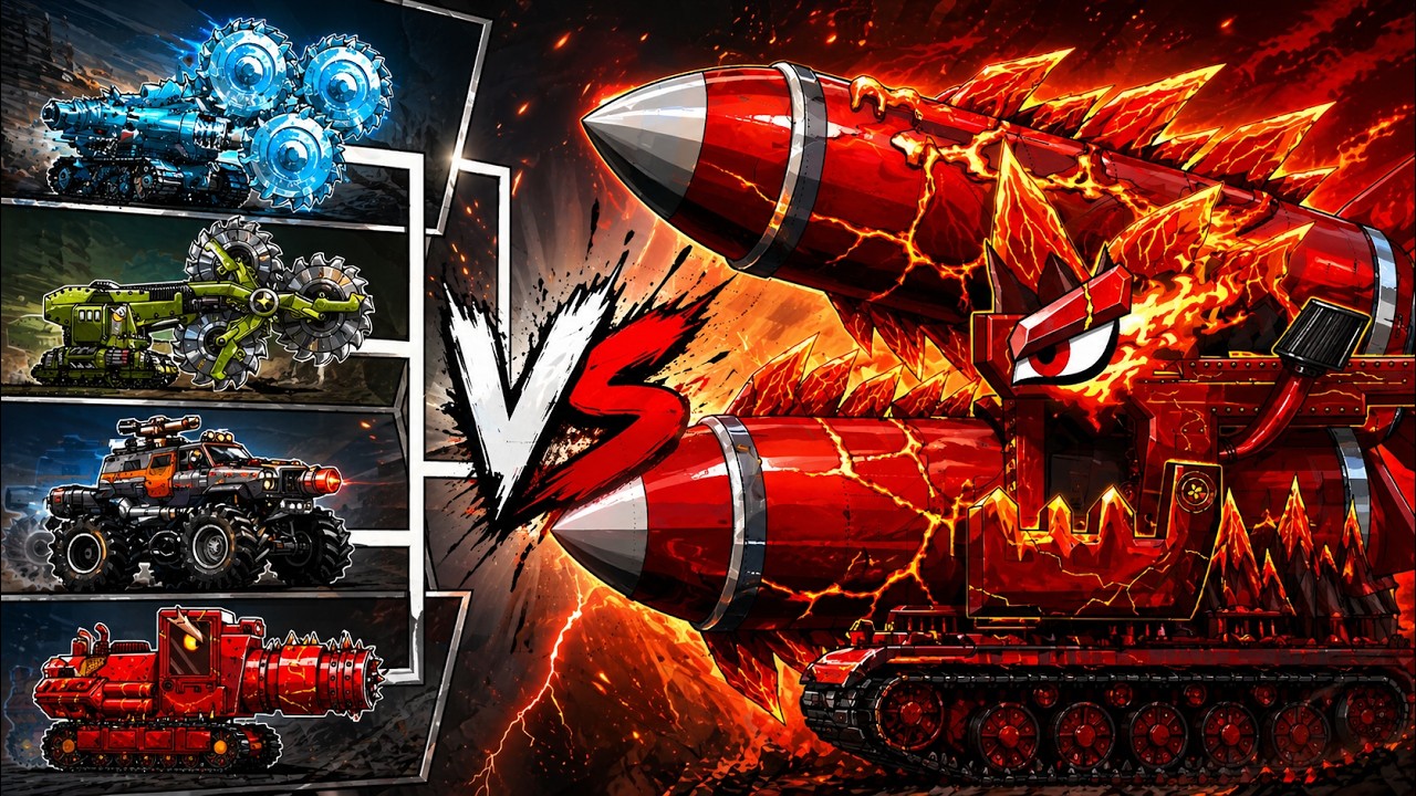 Transformers Tank - FIRE ROCKET HEAVY VS ICE COARSE !! | Cartoon about Tanks | TankAnimations