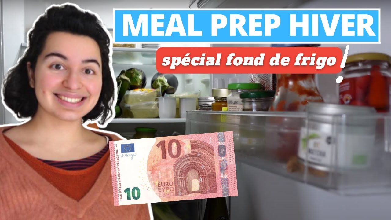 1 SEMAINE de RECETTES d'HIVER avec les FONDS DE FRIGO ! 6 recettes petit budget en batch cooking