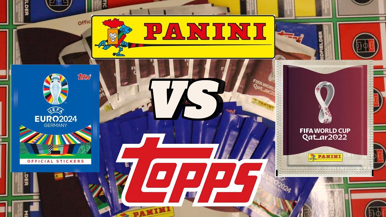 Panini WM 2022 vs Topps EM 2024 🔥😱 Der ultimative Sticker-Vergleich!
