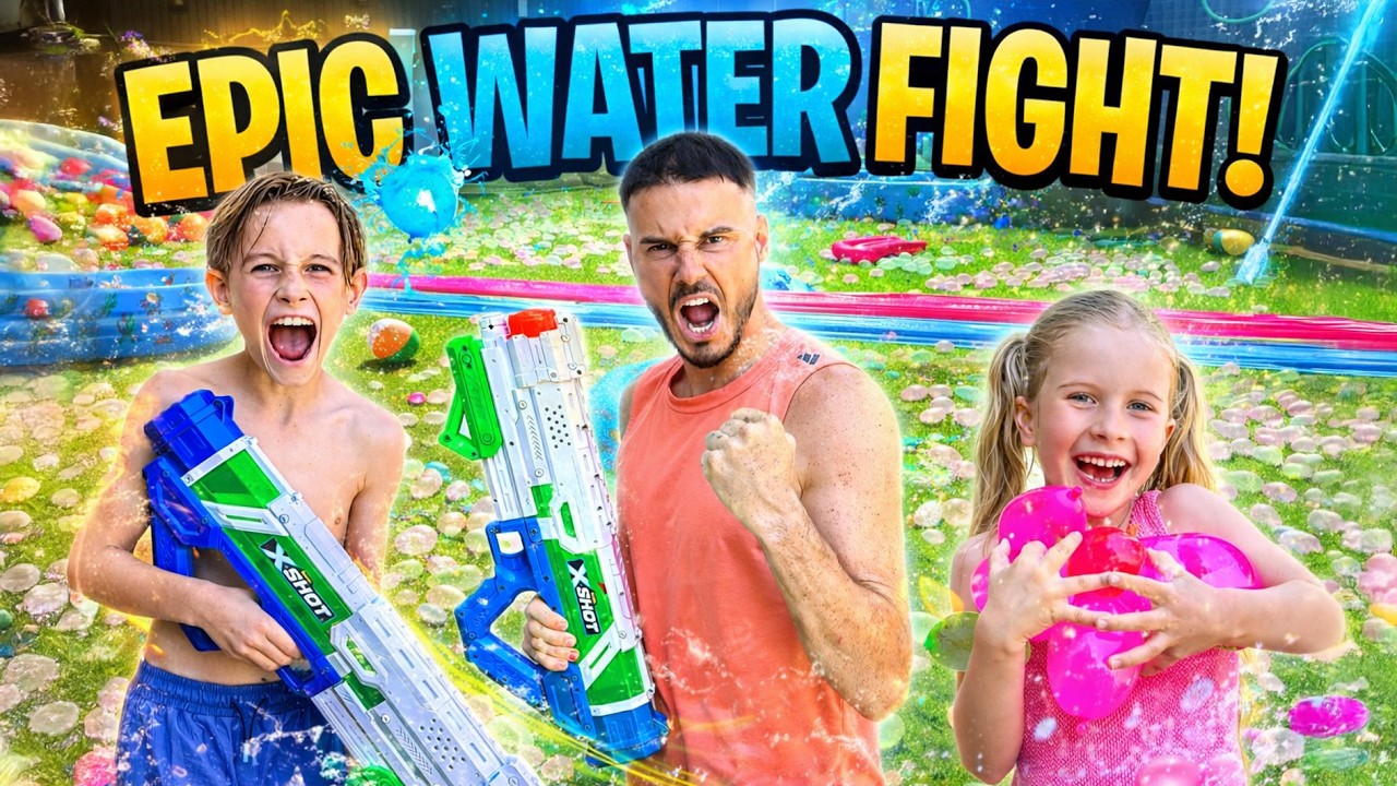 ULTIMATE 5000 WATER BALLOON BATTLE!!💦