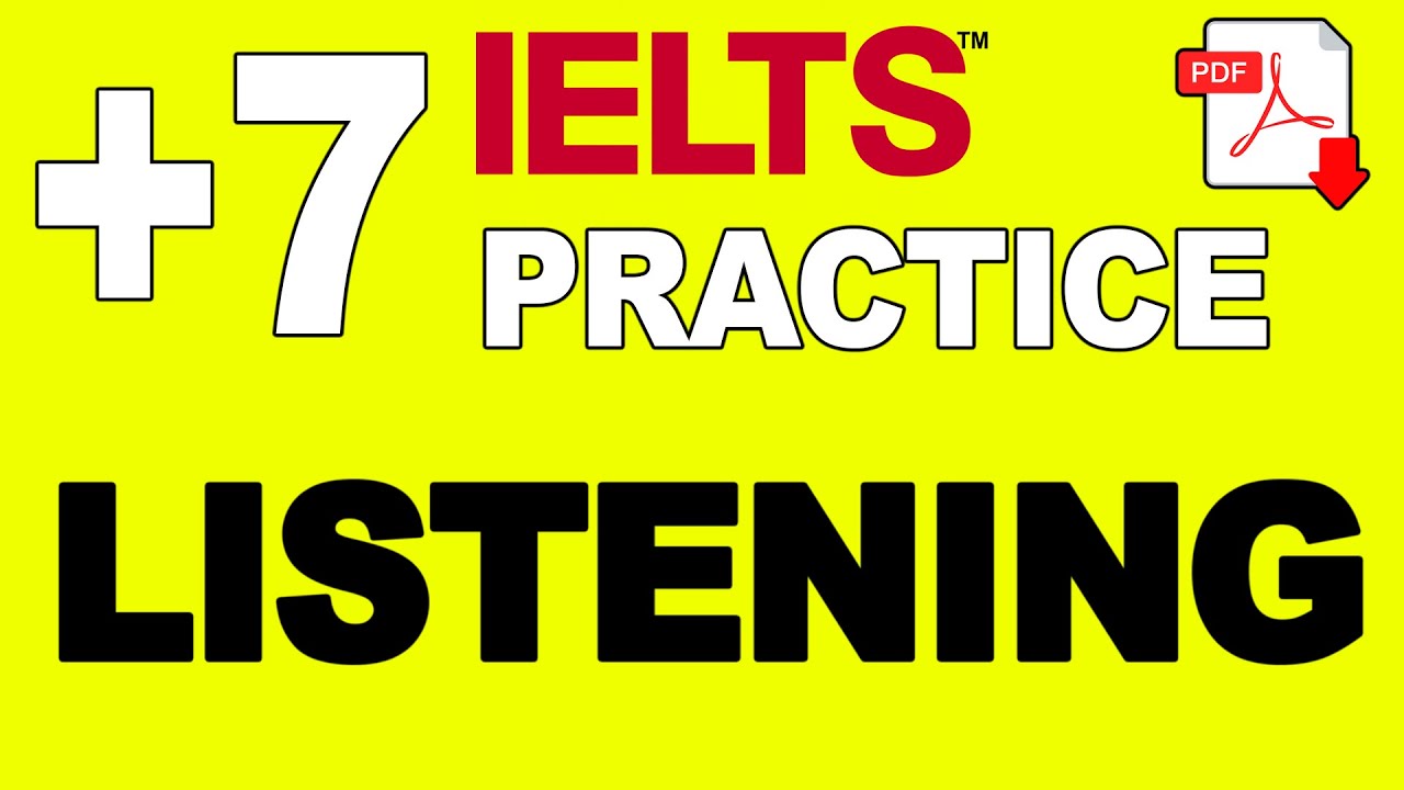 Listening Exercises for IELTS  TOEFL - PROFICIENCY + PDF - International Exams - Easy English Lesson