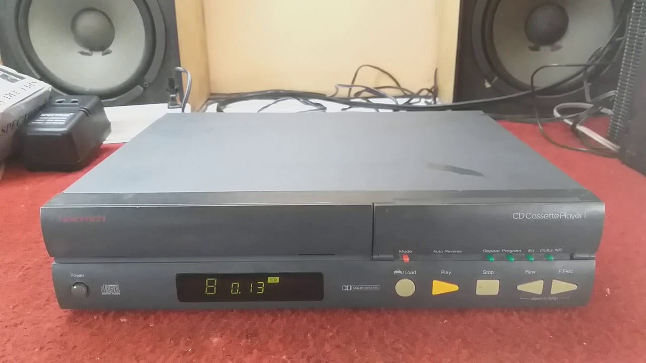 ทดสอบเครื่องเล่นCD+เทป เสียงดี  NAKAMICHI CD CASSETTE PLAYER1 MADE IN JAPAN