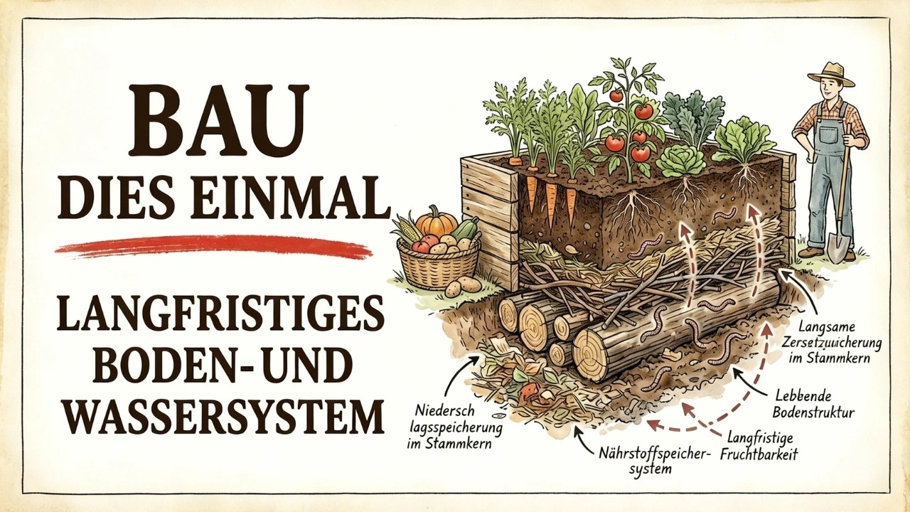 DIESES uralte deutsche Gartenbeet nährt deinen Boden 20 Jahre lang – ohne Umgraben oder Warten