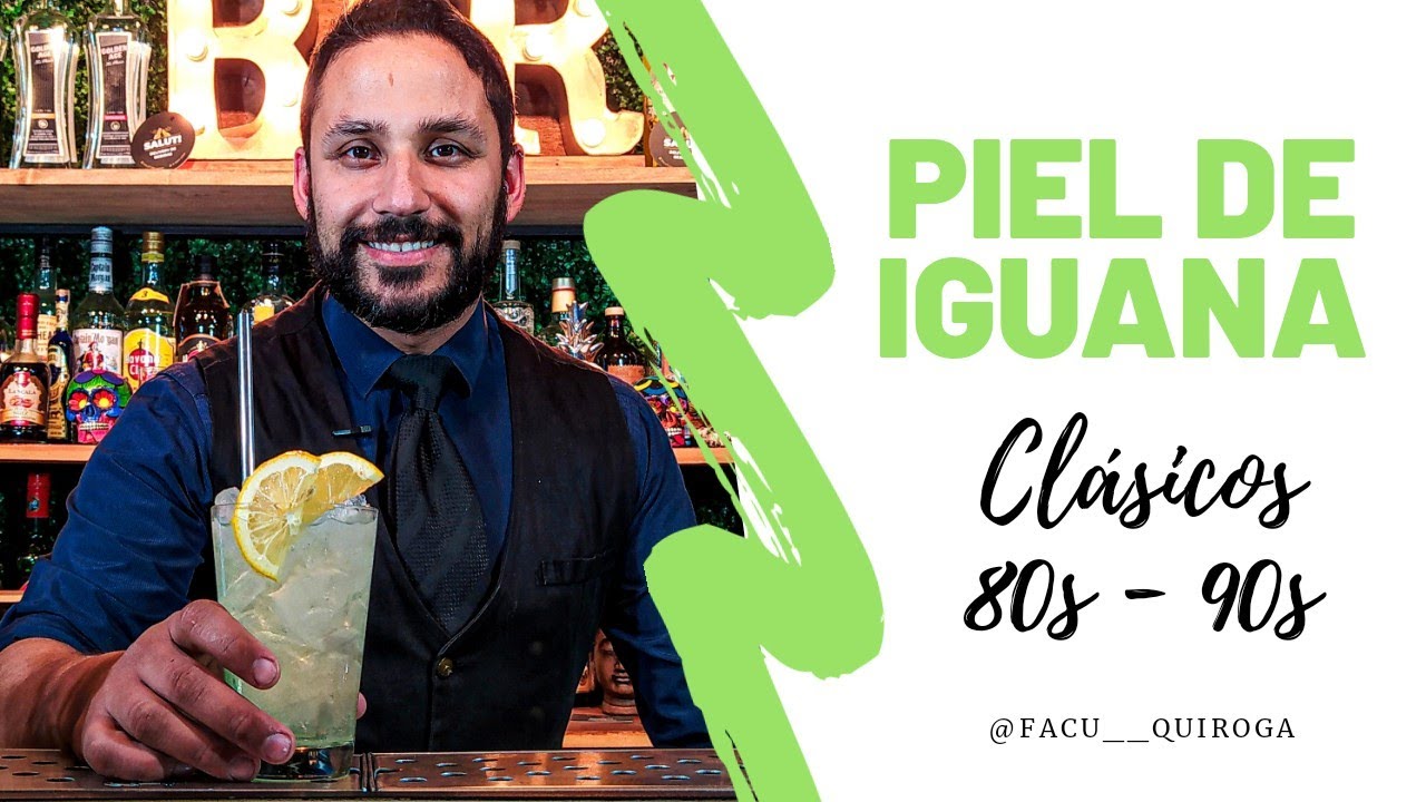 Piel de Iguana - Iguana Skin - Como hacer un Piel de Iguana? / Tutorial/ Bartender