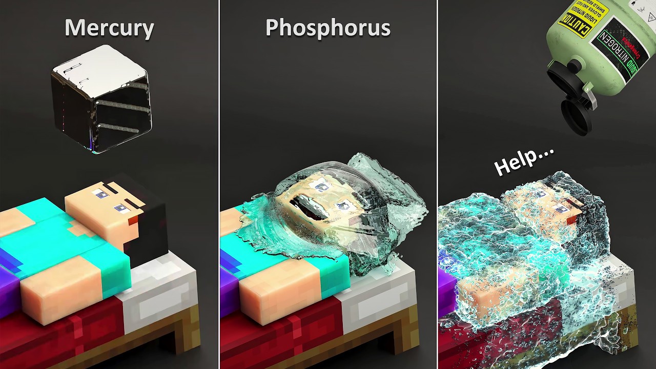 The Most Satisfying Minecraft Blocks Simulation 🔥 3D ASMR