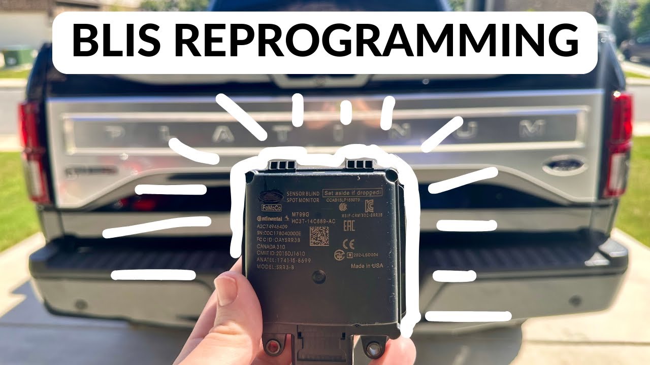 BLIS REPROGRAMMING AFTER TAIL LIGHTS STOLEN (2015-2017 F150)