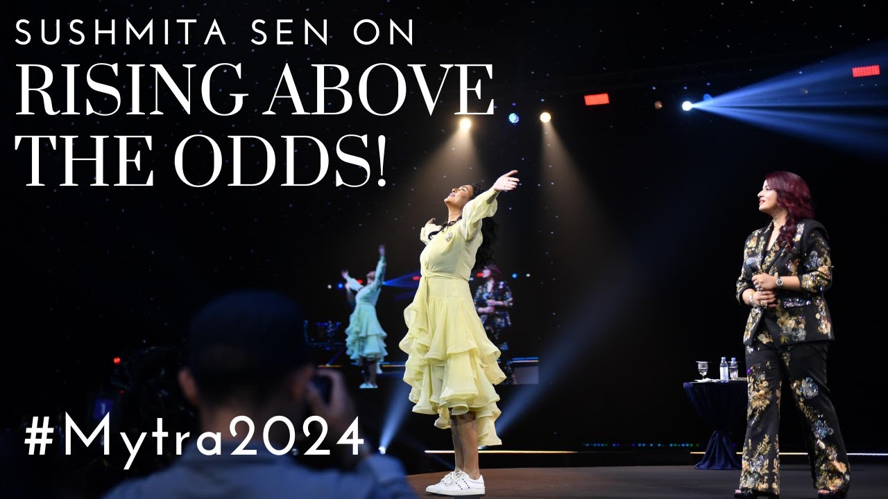 Rising Above the Odds – Sushmita Sen’s Unforgettable Journey at MYTRA 2024✨