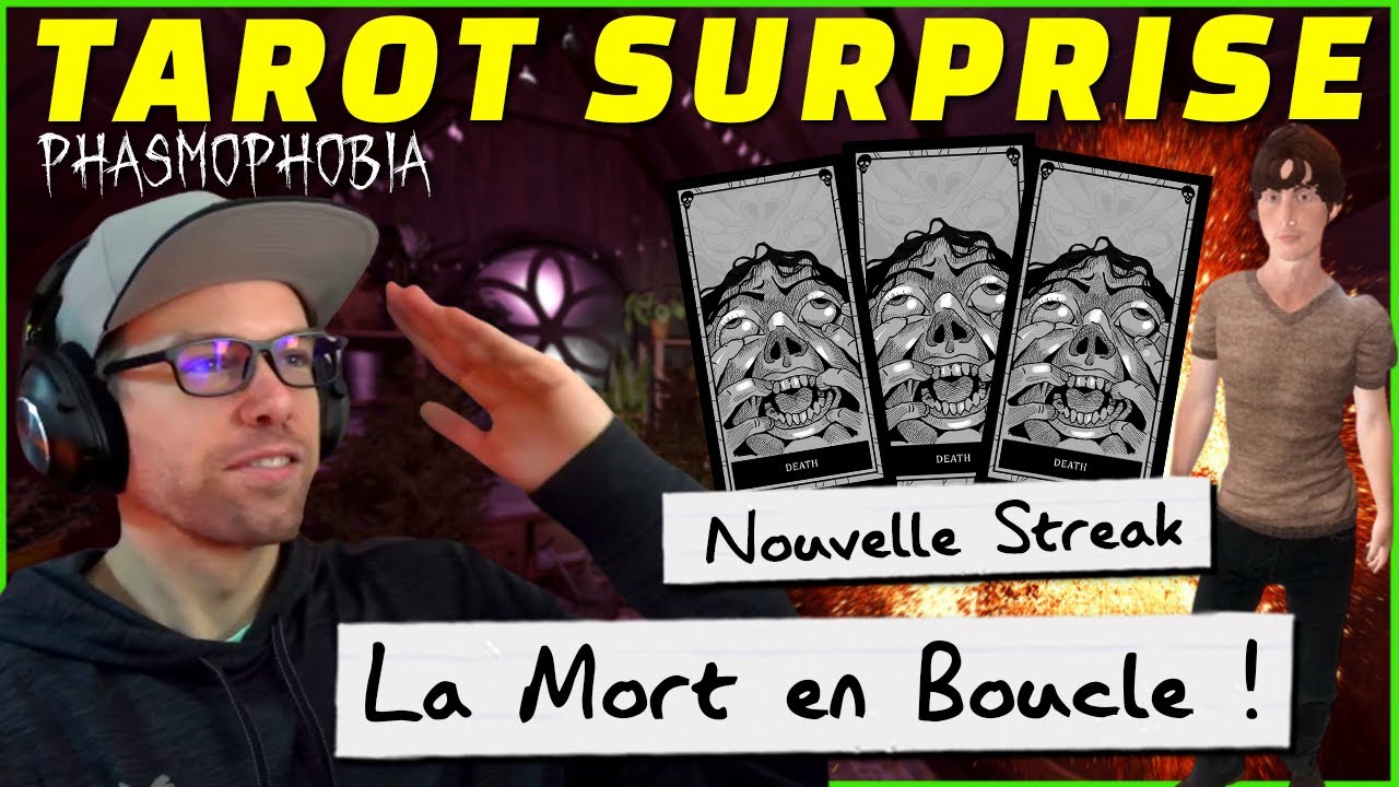 La Nouvelle Streak Tarot Surprise Commence ! | Tarot Maudit 1 Streak 2025 - Phasmophobia FR