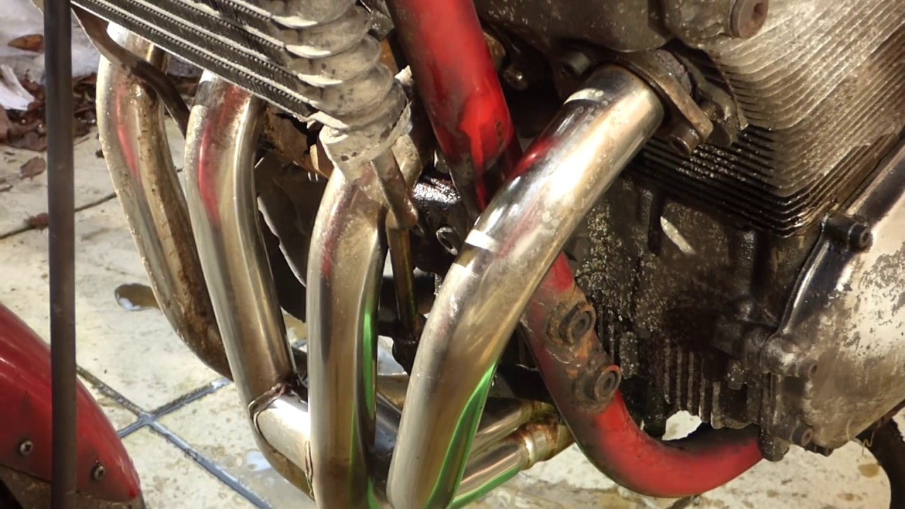 Cleaning EXHAUST headers with bleach (HARPIC)