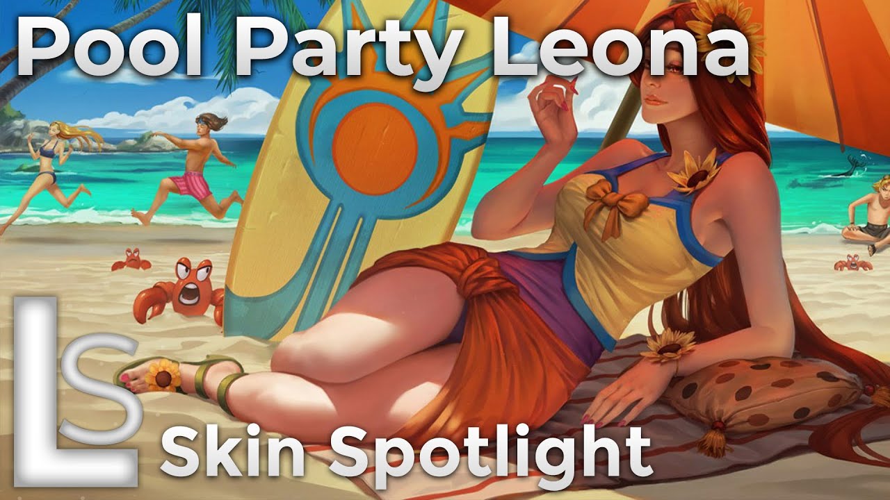 Pool Party Leona - Skin Spotlight - Pool Party - League of Legends - LoLSkins - Patch 10.22.1
