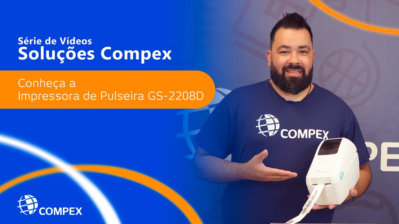 SOLUÇÕES COMPEX: IMPRESSORA DE PULSEIRA GS-2208D