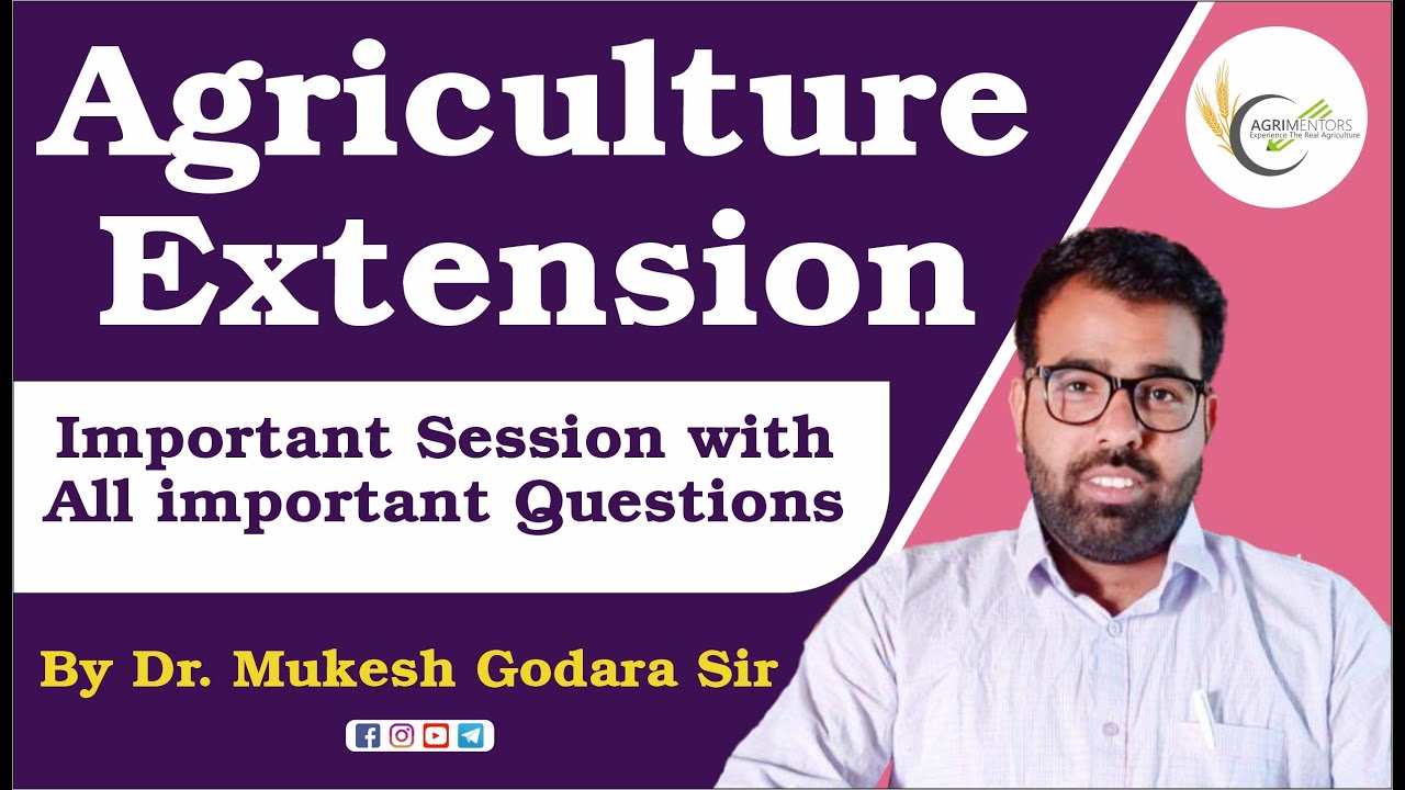 Complete Agriculture Extension in One Session || पढ़िए भारत के सबसे विश्वसनीय कोचिंग संस्थान से
