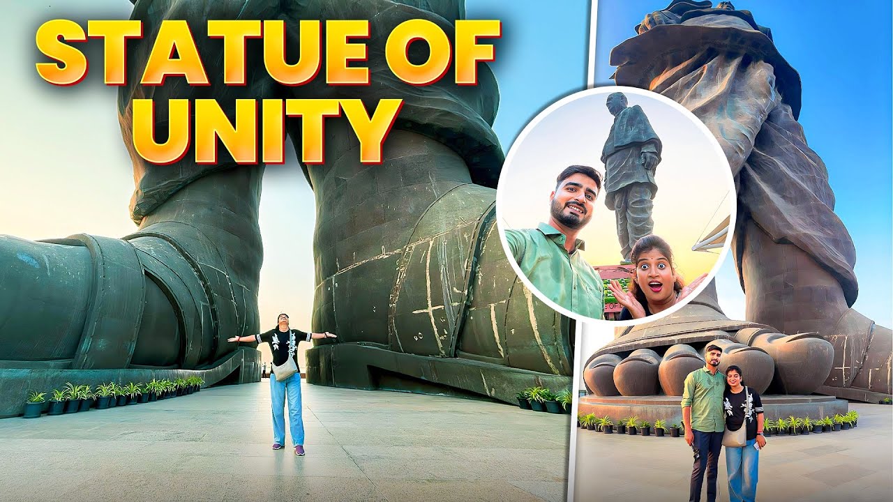 EP 19 | Statue of Unity | World’s Tallest Statue || INDIA TOUR By Road || Nityaalok Vlogs