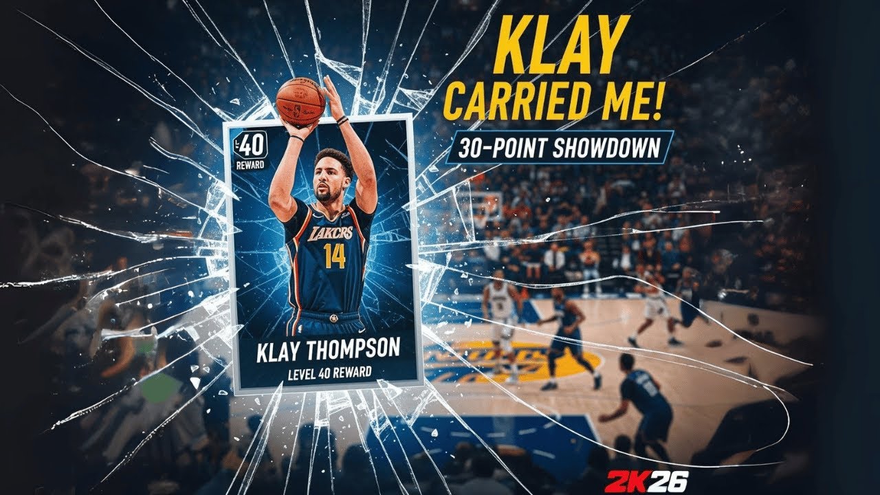 LEVEL 40 KLAY THOMPSON REWARD IS INSANE! 30 POINT SHOWDOWN in NBA 2K26 MyTEAM