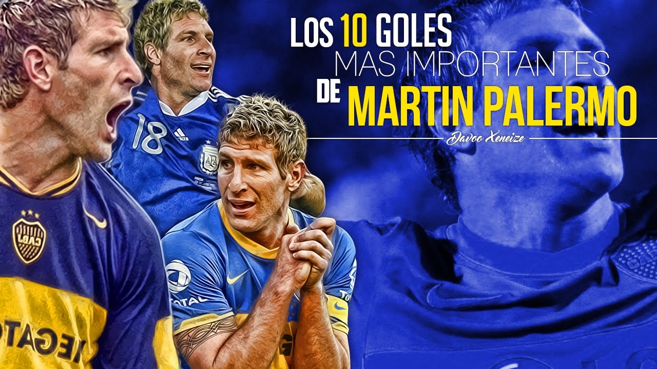 Los 10 goles m&aacute;s importantes de Martin Palermo.