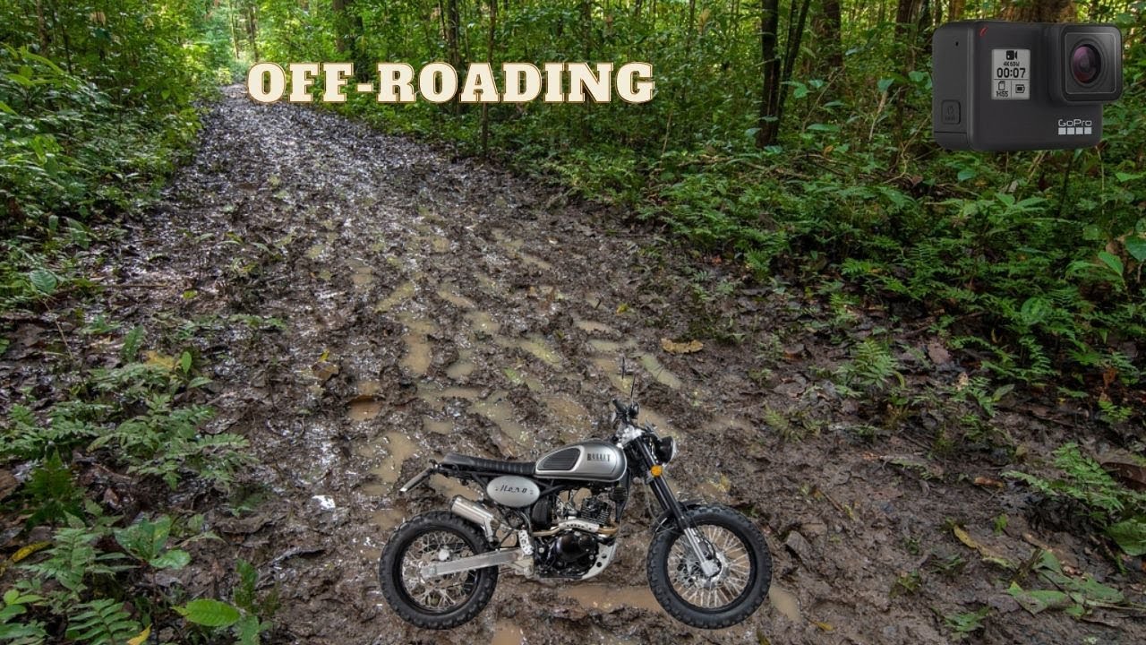 Off-roading on the Bullit Hero 125