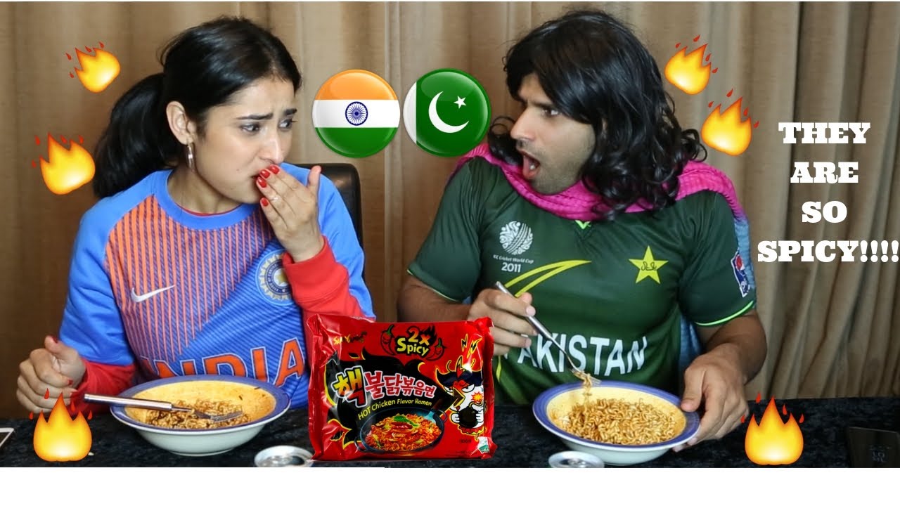 Spicy Noodles Challenge - India vs Pakistan | ft Nasreen