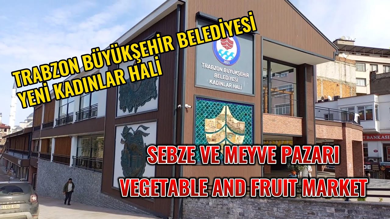Yeni kadınlar pazarı/New women's market (TRABZON/TURKEY)🥦🍊🍅​