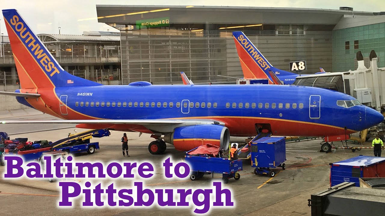 Full Flight: Southwest Airlines B737-700 Baltimore to Pittsburgh (BWI-PIT) ~ 2nd ed.
