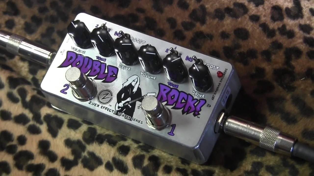 Zvex Vexter Series DOUBLE ROCK overdrive & boost demo Plexi Tone & More!