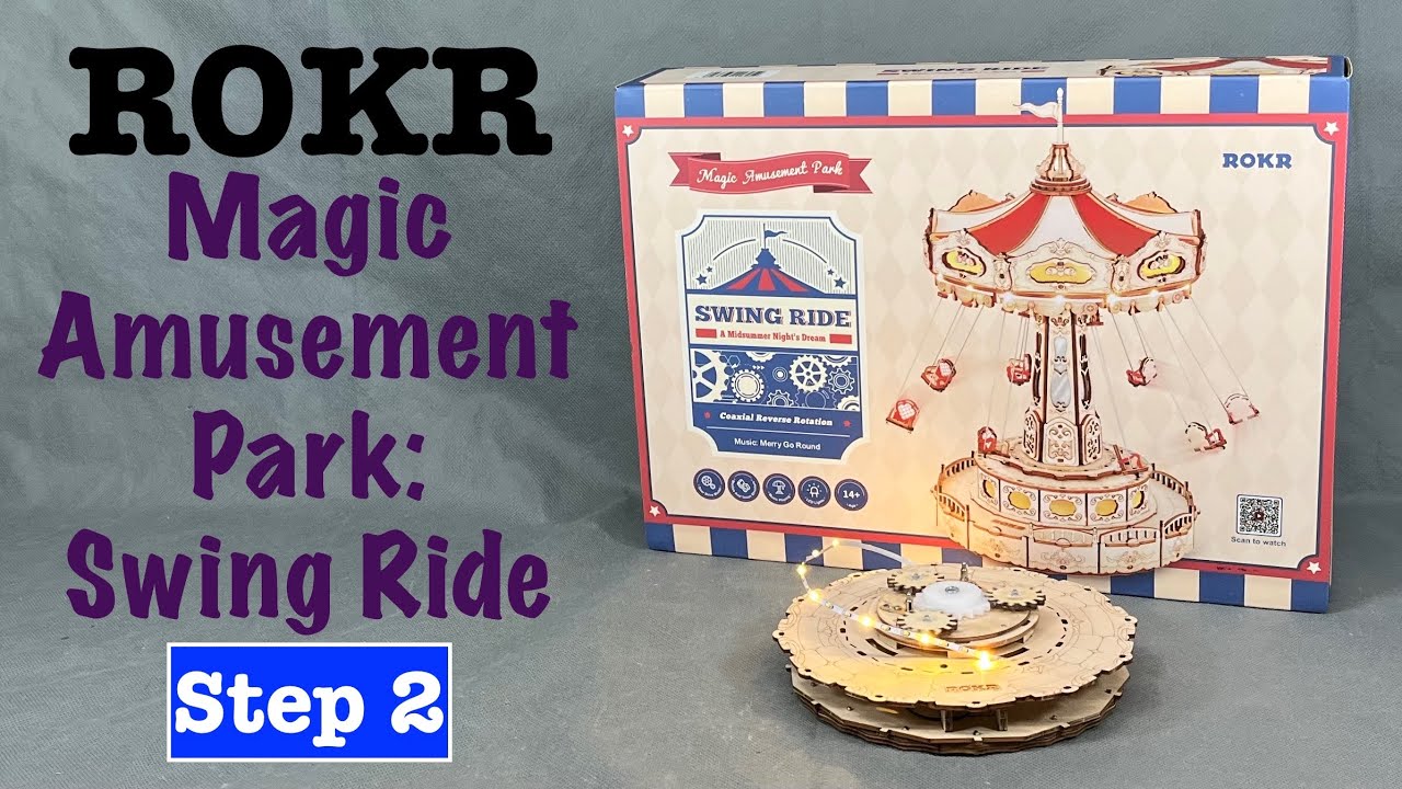 Парк развлечений ROKR Magic: Качели, шаг 2