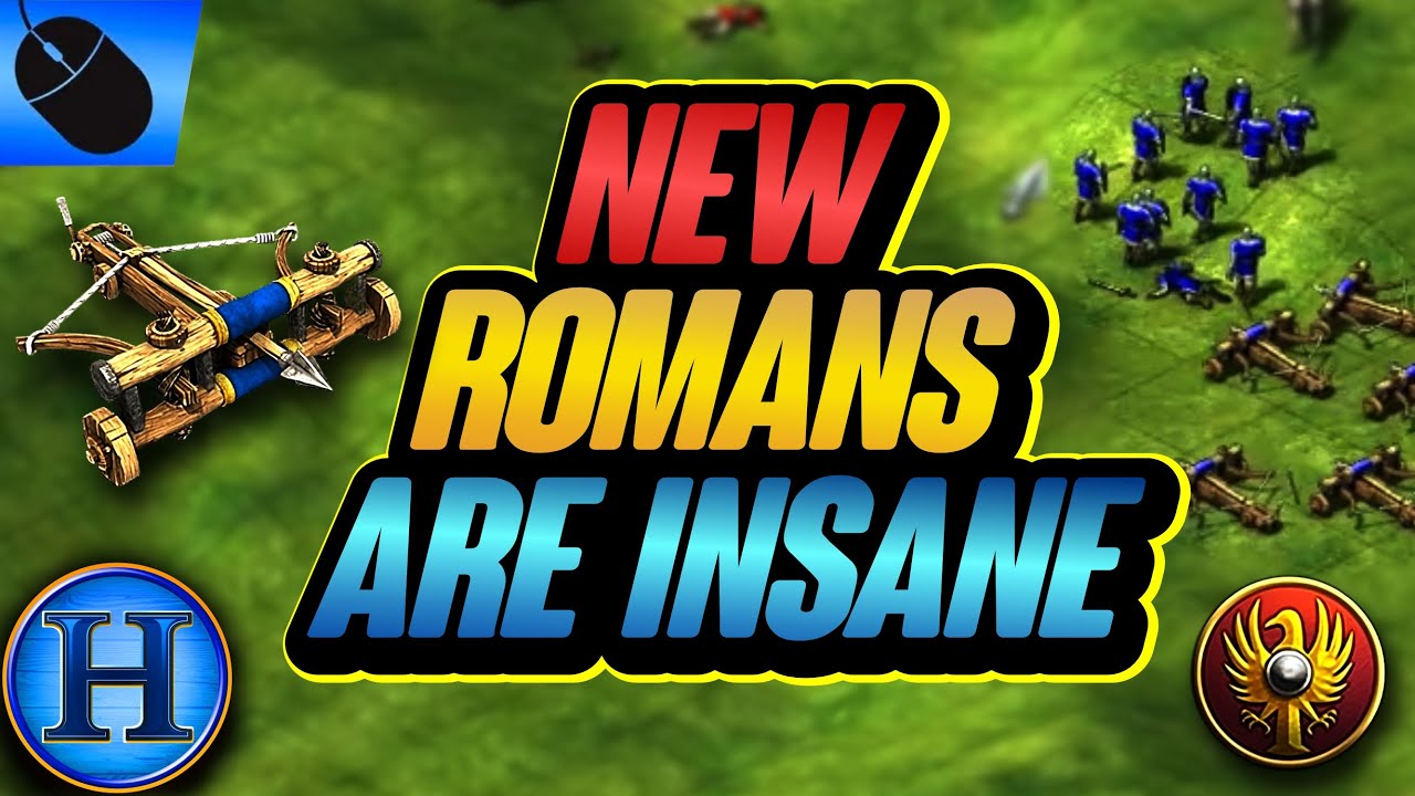 NEW Romans Are INSANE (longsword + Scorps) | AoE2