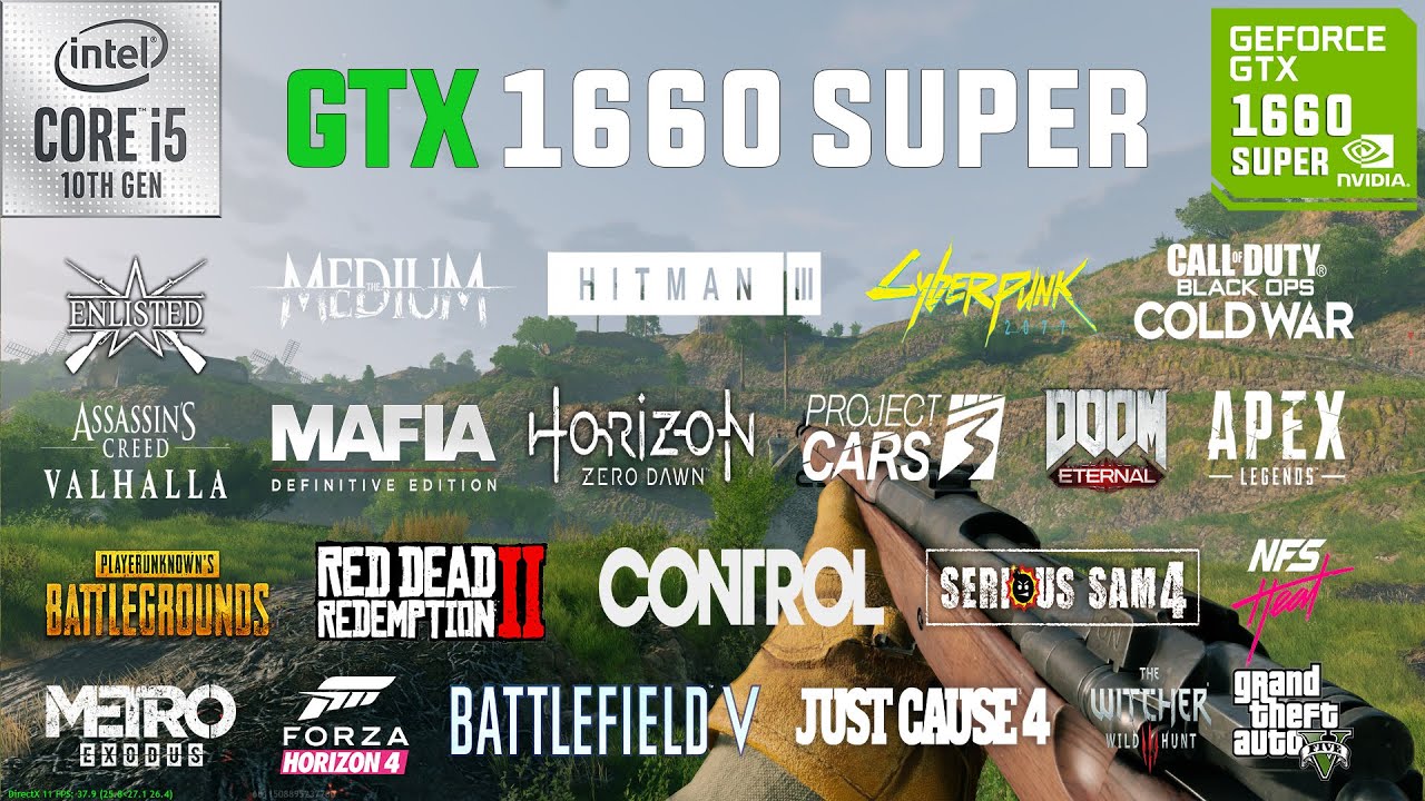 GTX 1660 SUPER Test in 25 Games in 2021