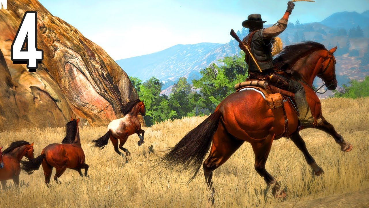 TAMING WILD HORSES! - Red Dead Redemption - Part 4