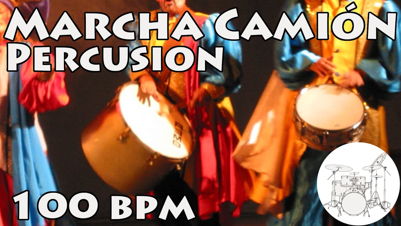 Ritmo Para Tocar Marcha Camión 100 bpm :: Play along drums Marcha Camión 100 bpm