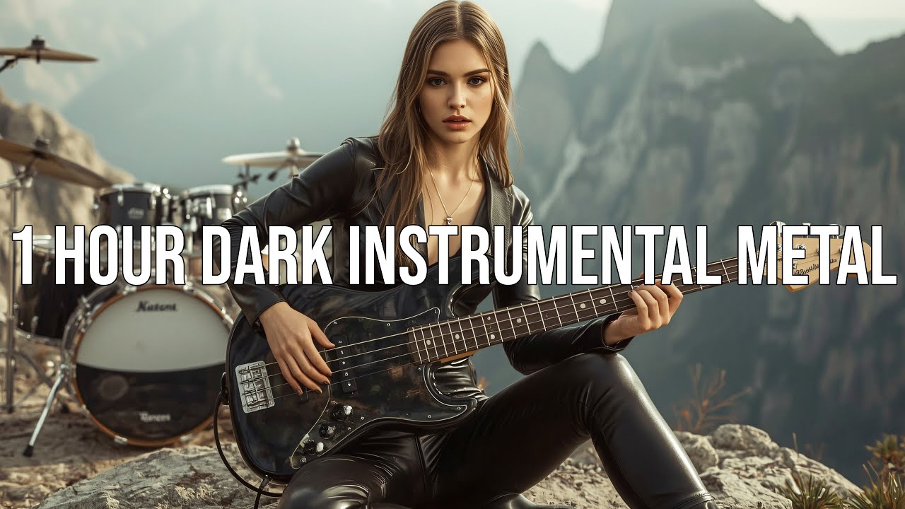 1 Hour Dark Instrumental Metal | Djent / Groove / Cinematic | Focus, Gym, Coding, Gaming