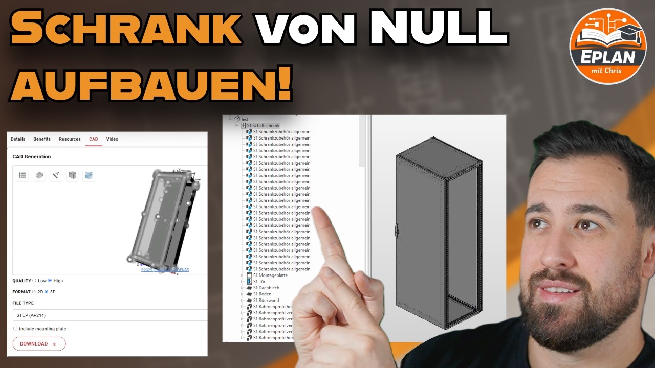 EPLAN Pro Panel Tutorial Schaltschrank von Null aufbauen (ohne Rittal) Part 1