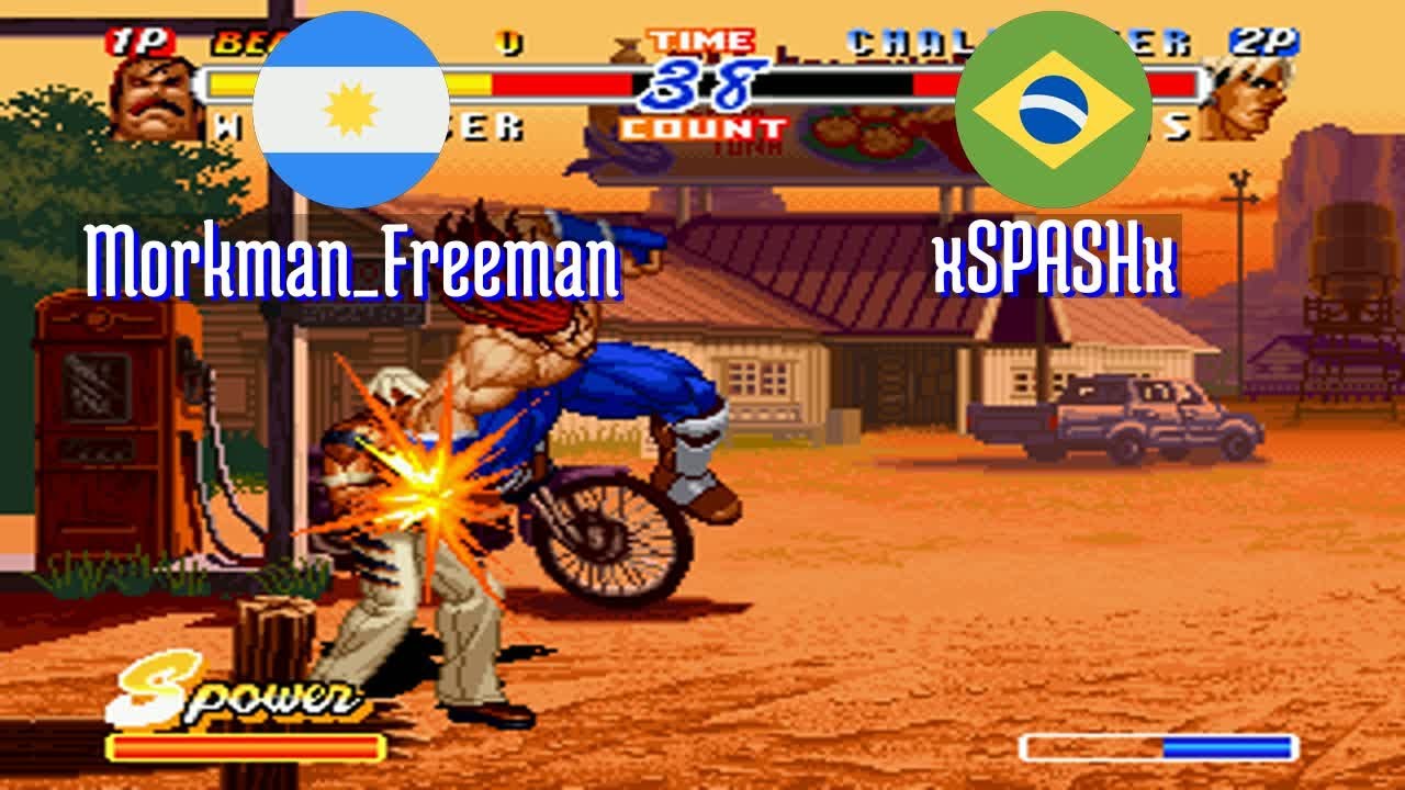 FT10 @rbff2h: Morkman_Freeman (AR) vs xSPASHx (BR) [Real Bout Fatal Fury 2 rbff2 Fightcade] May 26