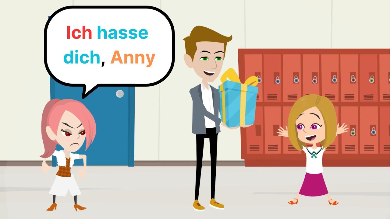 Julie ist eifersüchtig auf Anny - Deutsch lernen - Deutsch Anny