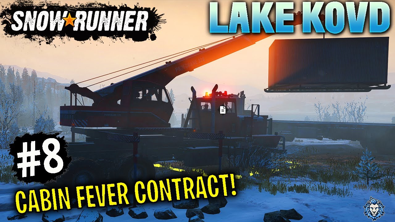 SnowRunner | Cabin Fever | LAKE KOVD GAMEPLAY #8 | PS4 | Delta Gaming.