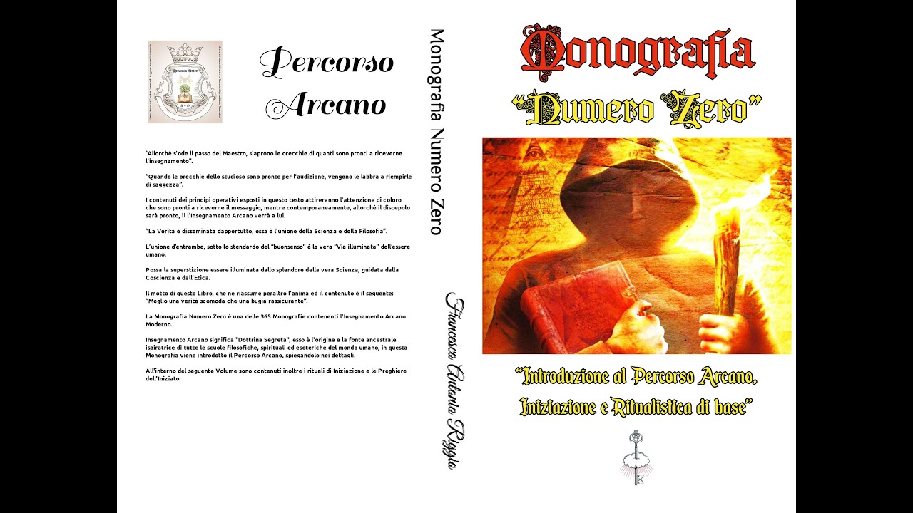 VIDEO LEZIONE 1 ORDINE ARCANO - Lettura Monografia Numero Zero