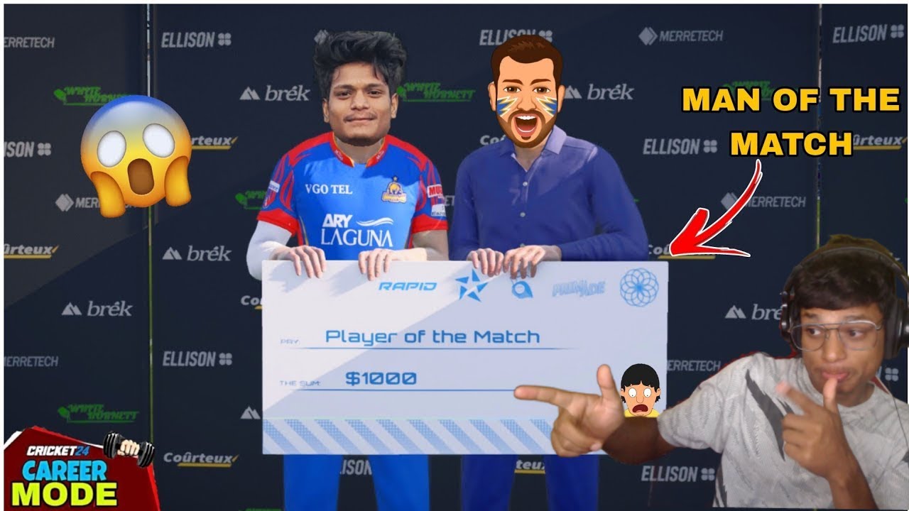 PSL First MAN of Match - Cricket24 CAREER MODE #27